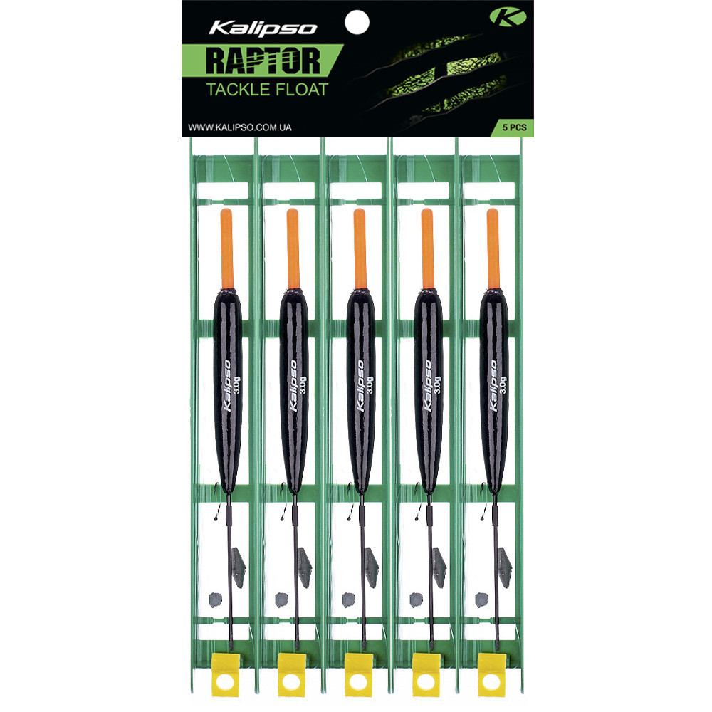 Снасть Kalipso Raptor Tackle float-1008 7m 0.20 mm 3.0 g No8 black (5)NEW2025 (203738) 43061052, фото 1