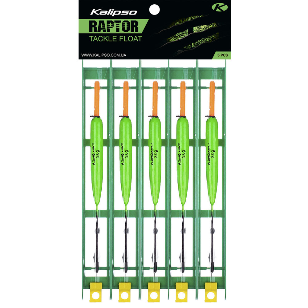 Снасть Kalipso Raptor Tackle float-1008 7m 0.20mm 3.0g №8 green(5)NEW2025 (203739) 43061053, фото 1