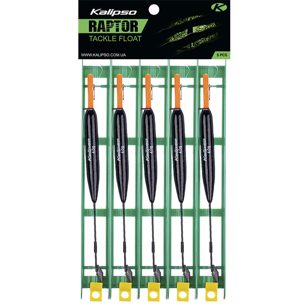 Снасть Kalipso Raptor Tackle float-1008 7m 0.23mm 4.0g №8 black(5)NEW2025 (203740) 43061054, фото 1
