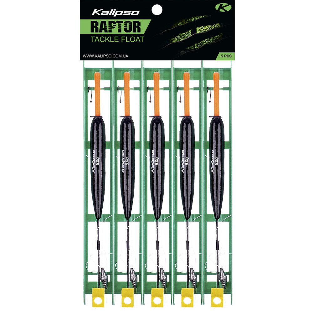 Снасть Kalipso Raptor Tackle float-1008 7m 0.25mm 5.0g №8 black(5)NEW2025 (203742) 43061056, фото 1