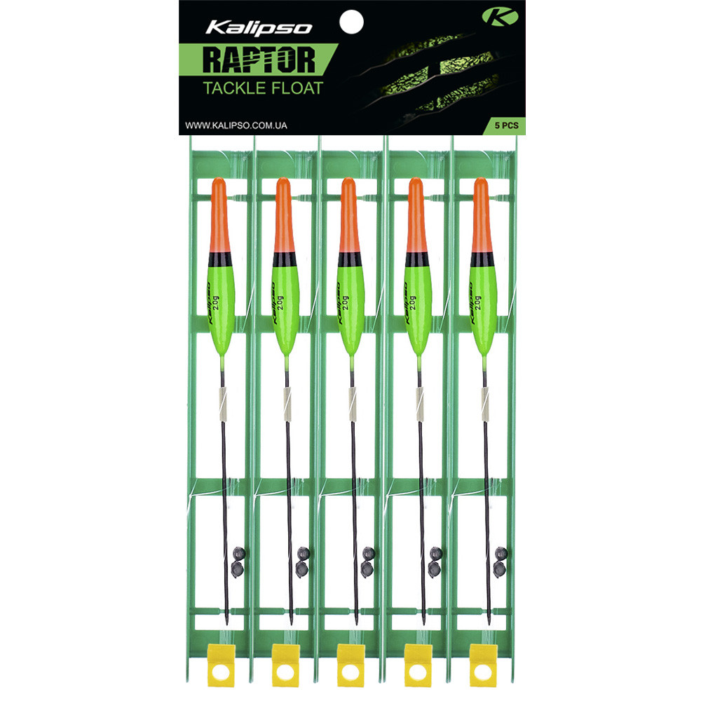 Снасть Kalipso Raptor Tackle float-1009 7m 0.18 mm 2.0g No10 green (5)NEW2025 (203745) 43061059, фото 1