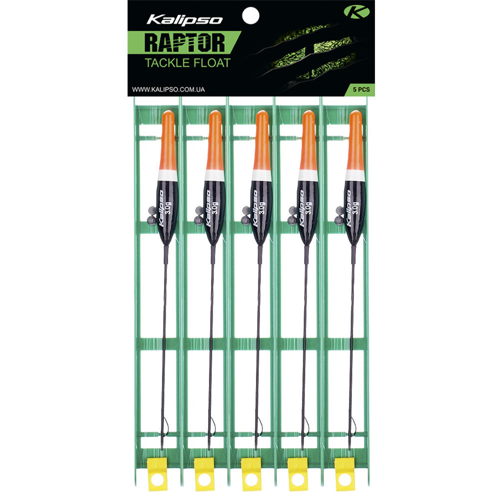 Снасть Kalipso Raptor Tackle float-1009 7m 0.20 mm 3.0 g No8 black (5)NEW2025 (203746) 43061060, фото 1
