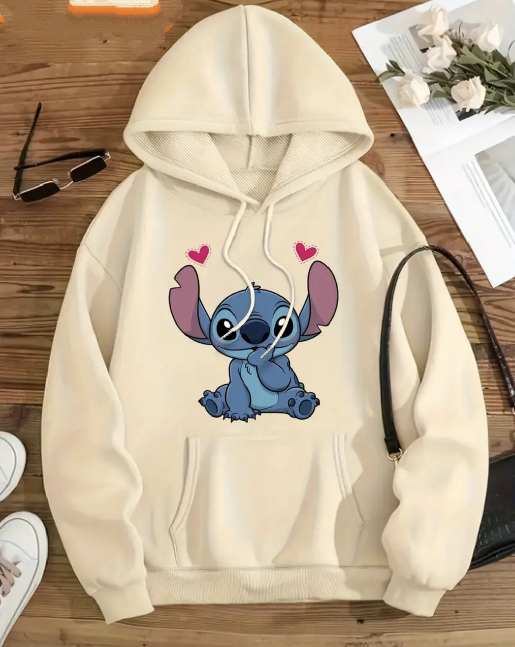 Жіноче тепле худі зі Стічем, фото 1