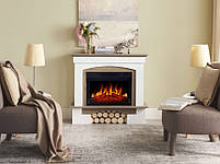 Камінокомплект ArtiFlame Woodley AF23S білий / дуб сірий Електричний Камін з ефектом живого вогню, фото 7