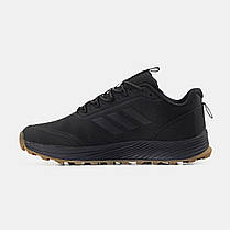 Зимові чоловічі кросівки Adidas Terrex Gore-Tex Waterproof Black | Комфорт і захист від вологи, фото 3