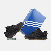 Зимові чоловічі кросівки Adidas Terrex Gore-Tex Waterproof Black | Комфорт і захист від вологи, фото 5