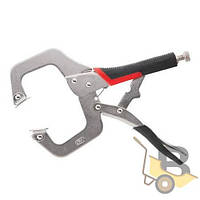 Кліщі затискні C-type, 280 мм, Cr-V INTERTOOL UT-5206