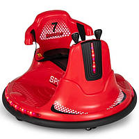 Електромобіль-бампер із світлодіодним підсвічуванням, музикою та 2 режимами управління
