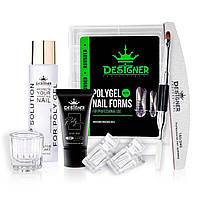 Набор для наращивания полигелем Designer Professional, 8 предметов