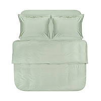 Постільна білизна сатин premium Lotus Home - Dakota Modern ментоловий полуторний