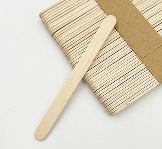 Дерев'яні палички / Упаковка - 50 шт / 11*1 см / Світле дерево