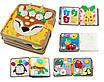 Розвивальна книжка з елементами сортера для дітей 3+ М'який бізіборд із фетру з пальчиковими іграми з завданнями, фото 10