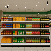 Торгові стелажі для магазину: як обрати та правильно розмістити в торговому залі? Перевірені рішення від виробника Emby