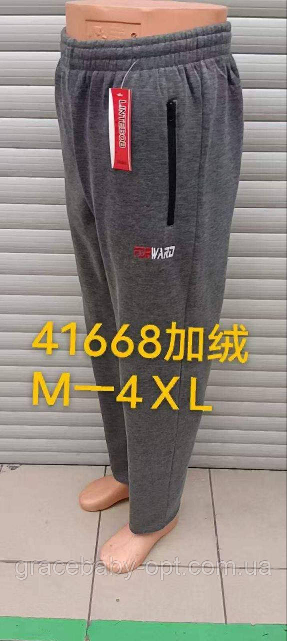Спортивні штани утеплені чоловічі оптом, M-4XL рр, No Нау-R41668, фото 1