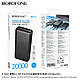 Power Bank Borofone BJ80A 20000 mAh QC3.0 + PD22.5W Павербанк із швидкою зарядкою, 3 виходи, зовнішній акумулятор для телефону, фото 7
