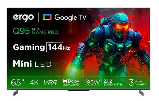 Телевізор ERGO 65MQ95 Game PRO, фото 1
