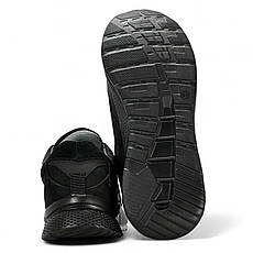 Чоловічі кросівки шкіряні Puma чорні осінні демісезонні, фото 3