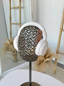 Зимові теплі навушники Тедді від морозу