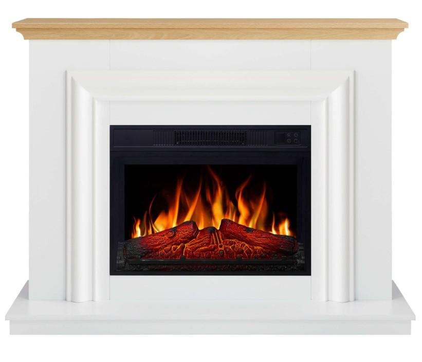 Камінокомплект ArtiFlame Marbelya AF23S білий Електричний Камін з ефектом живого вогню, фото 1