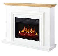 Камінокомплект ArtiFlame Marbelya AF23S білий Електричний Камін з ефектом живого вогню, фото 3
