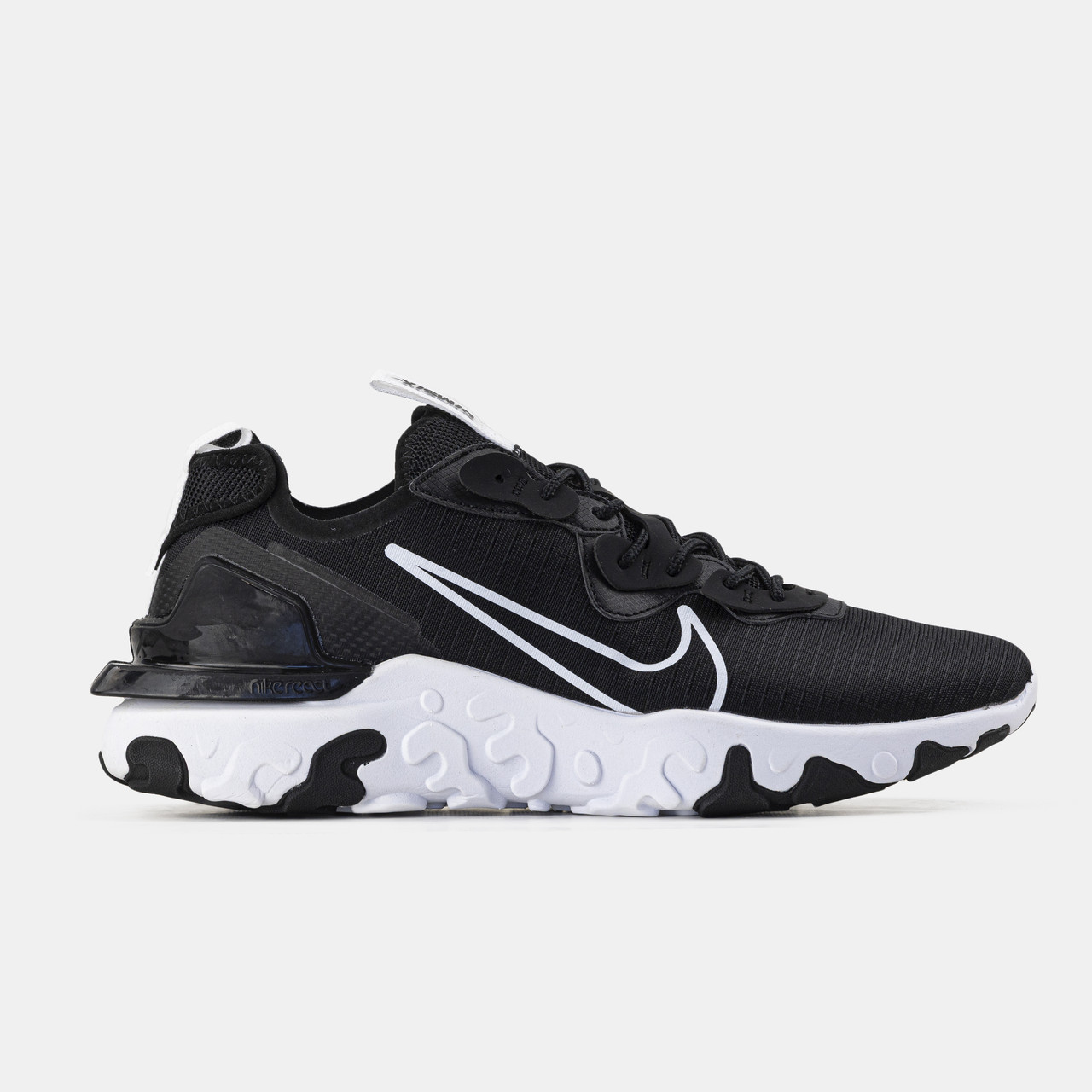 Чоловічі кросівки Nike React Vision Black White | Комфорт і сучасний стиль