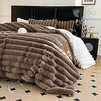 Плед-покривало на овчинці розміру (200*230см), доставка по Україні