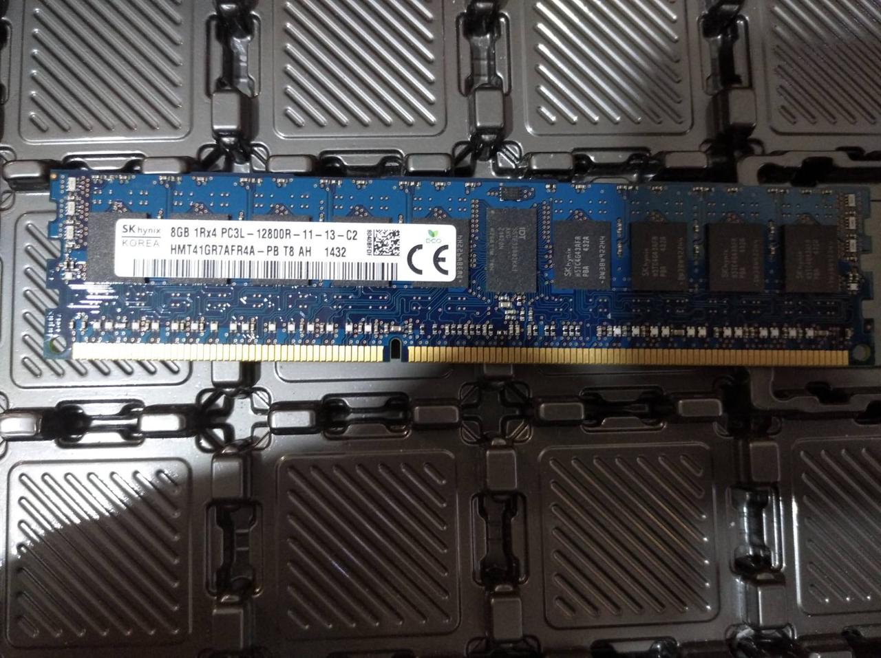 8GB DDR3L 1600MHz Hynix 12800R 1Rx4 PC3L REG ECC RAM Серверна оперативна пам'ять HMT41GR7AFR4A-PB, фото 1