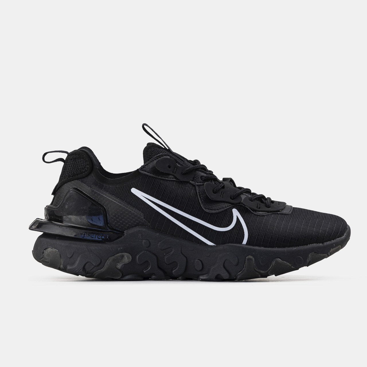 Чоловічі кросівки Nike React Vision Black | Легкість і амортизація