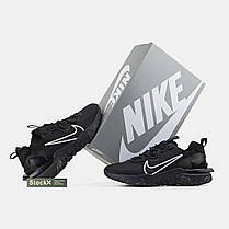 Чоловічі кросівки Nike React Vision Black | Легкість і амортизація, фото 5