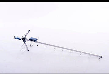 Антена Т2 вулична з підсилювачем 9999 "Верта+" 16-елементів, довжина 1м . Код/Артикул 3-0038