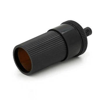 Гніздо автоприкурювача під шнур, корпус пластик Код/Артикул 6-03