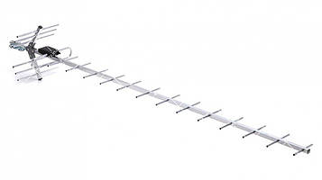 Антена вулична Т2 з підсилювачем 9999 «Верта+» 19 елементів, 1,5 м довжина Код/Артикул 3-0040