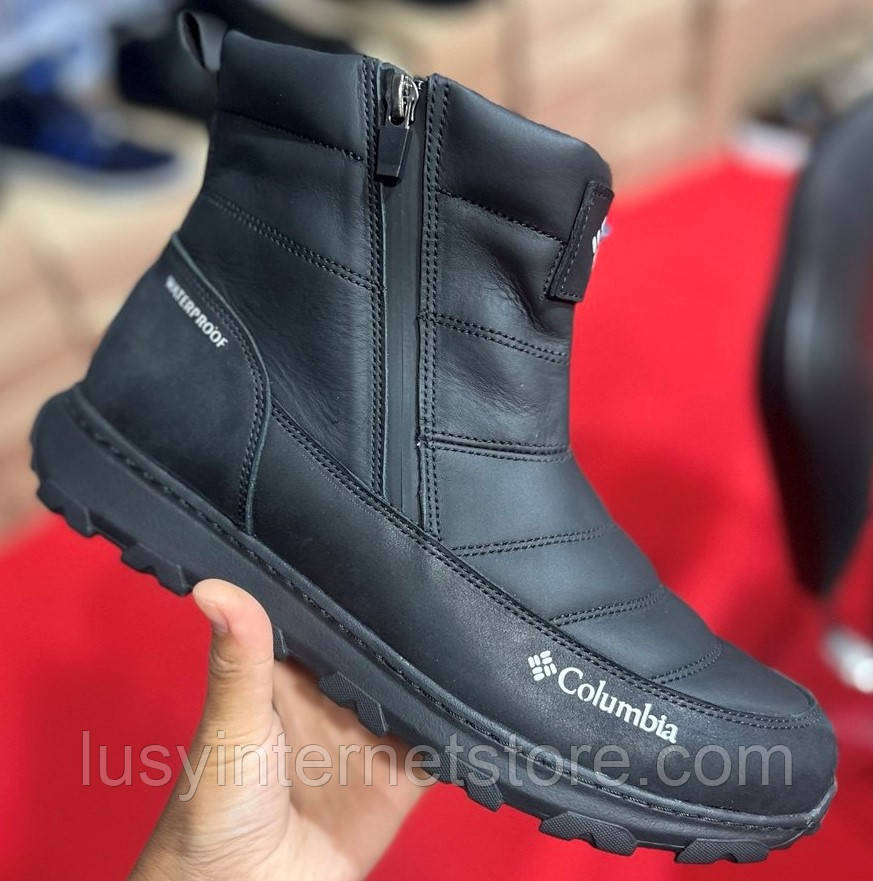 Чоботи зимові чоловічі шкіряні від виробника модель ВР25-2112, фото 1