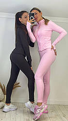 ТЕРМО Костюм ЖІНОЧИЙ лосини+кофта на молнії із трикотажу термо ХАРІЗМА РОЖЕВИЙ 449