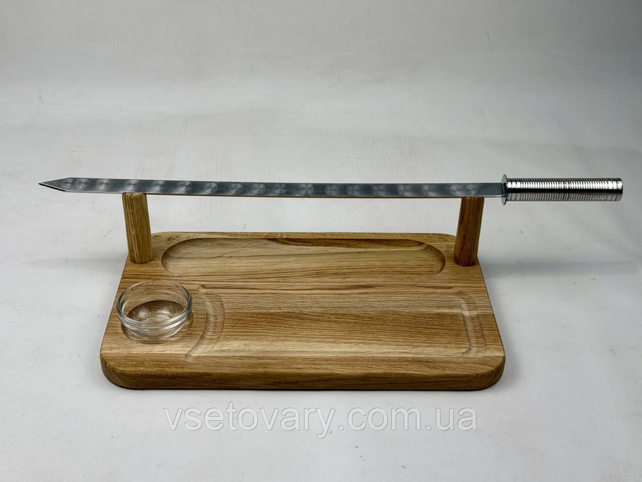 Дошка для подачі шашлику, піднос (на 1 персону), фото 1