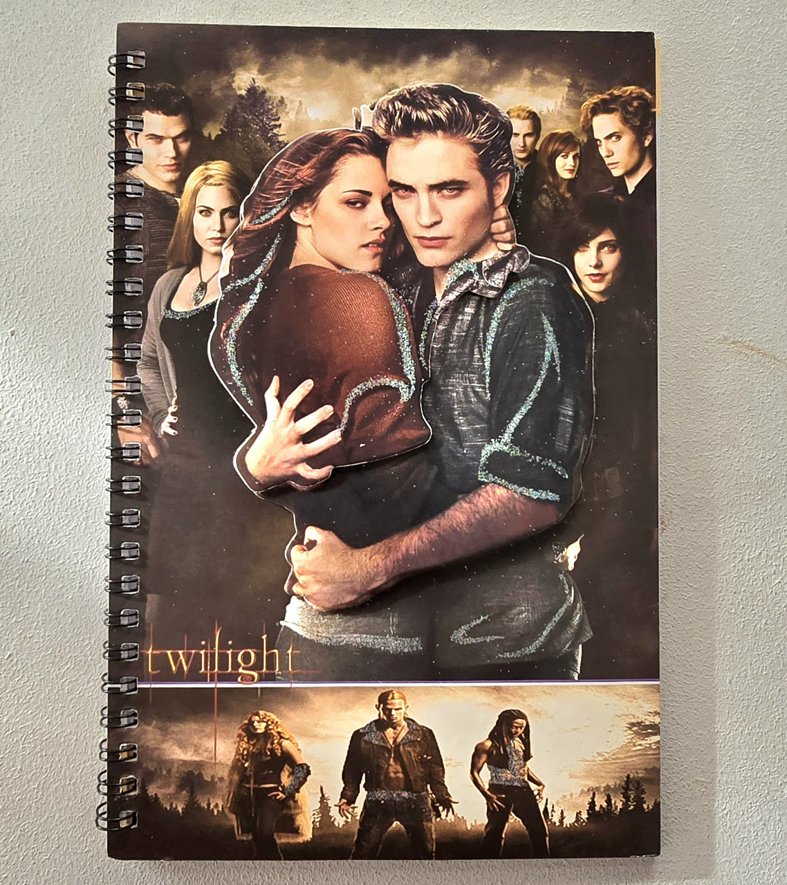 Блокнот дитячий "JO" Х-105 "Сутінки", А5, 14,5×21,5 см, у лінію, спіраль збоку, м’яка обкладинка, з об’ємним декором, фото 1