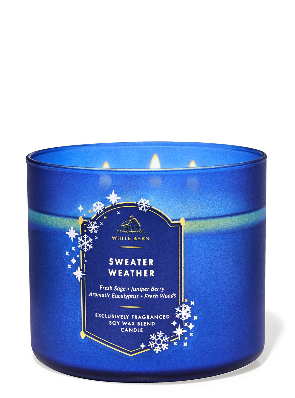 Свічка Bath & Body Works — Sweater Weather на 3 гноти / 411 г, фото 1