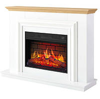 Камінокомплект ArtiFlame Marbelya AF23BS білий Електричний Камін з ефектом живого вогню, фото 2