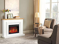 Камінокомплект ArtiFlame Marbelya AF23BS білий Електричний Камін з ефектом живого вогню, фото 6