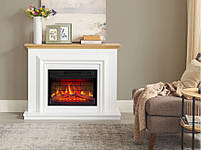 Камінокомплект ArtiFlame Marbelya AF23BS білий Електричний Камін з ефектом живого вогню, фото 7