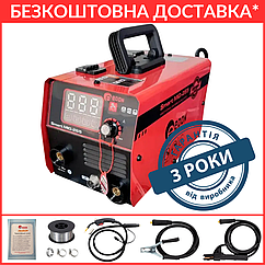 Зварювальний напівавтомат Edon SmartMIG-265 + MMA (Єврорукав, 20-265 А, MIG 0.8-1 мм, MMA 1.6-4.0 мм, Гарантія 3 роки)