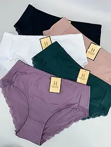 Ніжні трусики з мереживом "Hana" 5ХL (4шт/уп)