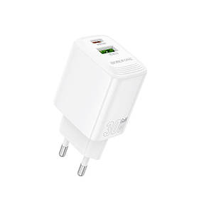 Мережевий зарядний пристрій BOROFONE BN29 Fuente PD30W+QC3.0 charger