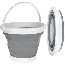 Відро силіконове складне 10 л (1ящ.=30шт.)