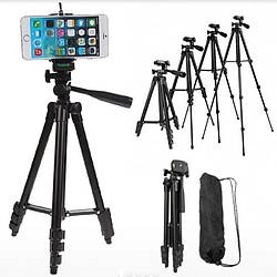 Телескопічний штатив Tripod 3120 для камери або телефону трипод Чорний