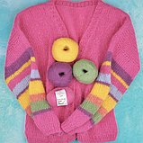 Gazzal SUPER KID MOHAIR (Супер Кід Мохер) № 64410 фіолетовий (Пряжа мохер, нитки для в'язання), фото 5