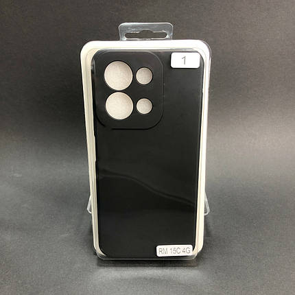 Чохол силіконовий для телефона Xiaomi Redmi 15c 5G 173 mm Europe version Silicone Orig FULL No1 Black 4you, фото 1