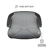 Дитяче автокрісло-бустер Kinderkraft i-Boost 2, сірий, фото 3