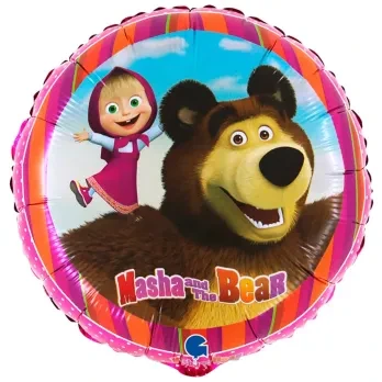 Grabo 18"  Маша і ведмідь фольгована куля - В УП, фото 1