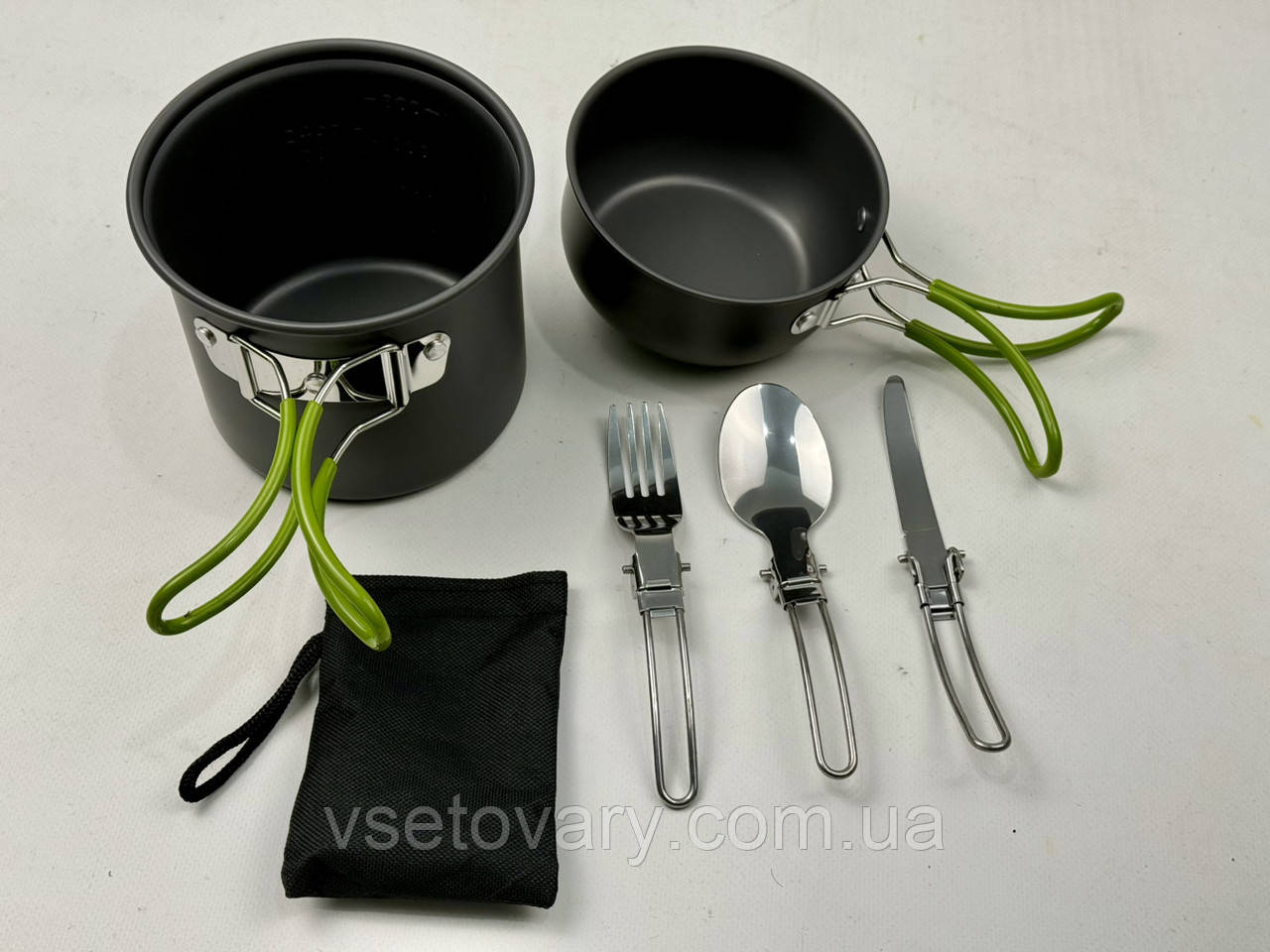 Набір туристичного посуду (на 1 персону), фото 1